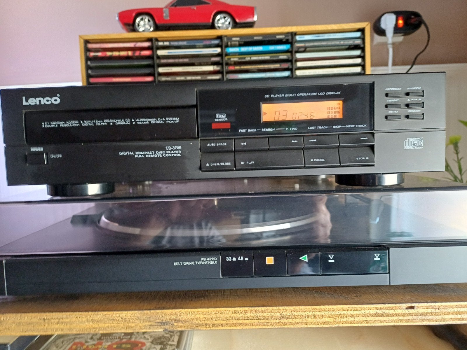 Lenco CD-3709 CD Speler / CD Player – Goed werkend, Audio, Tv en Foto, Tuners, Ophalen