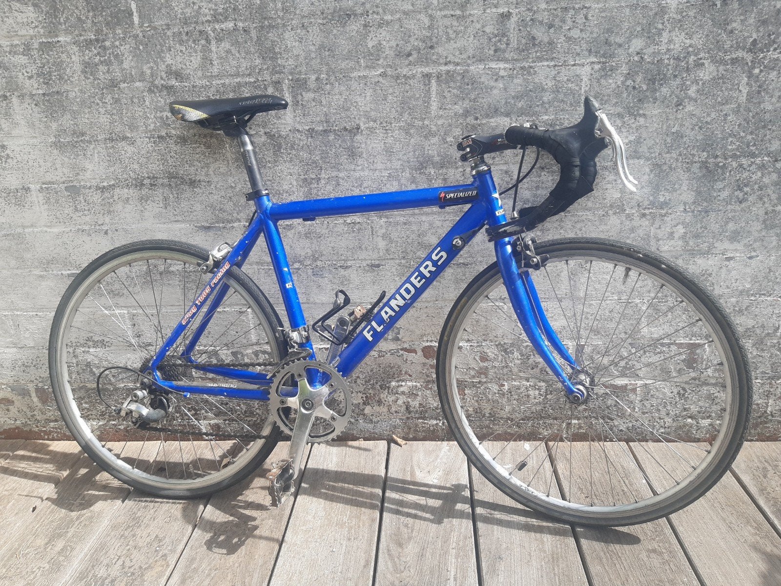 Vintage Flanders koersfiets 24inch kinderen, Fietsen en Brommers, Ophalen, Velgrem, Versnellingen, Flanders