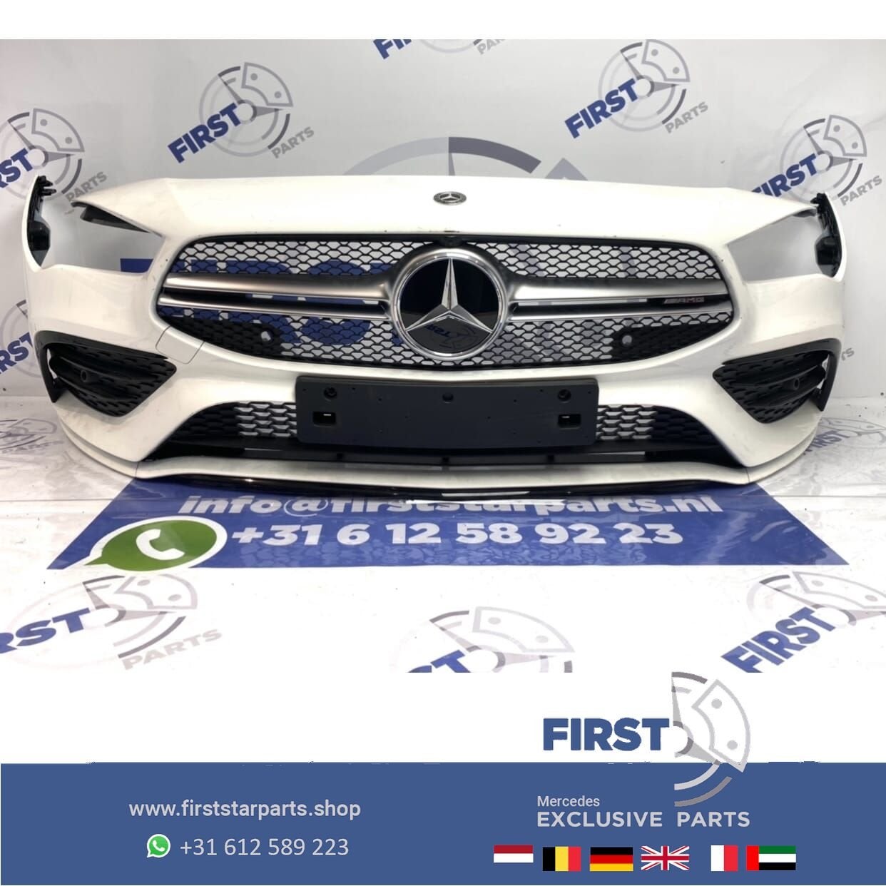 W118 C118 CLA 35 AMG COMPLETE VOORBUMPER WIT origineel Merce, Utilisé, -, Avant, -