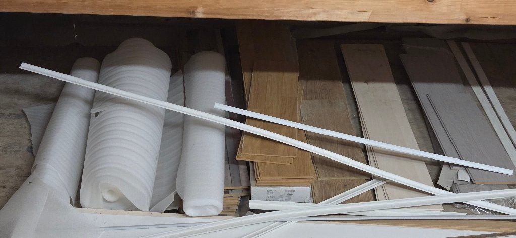 Restes parquet stratifié, Enlèvement, Comme neuf, Autres matériaux