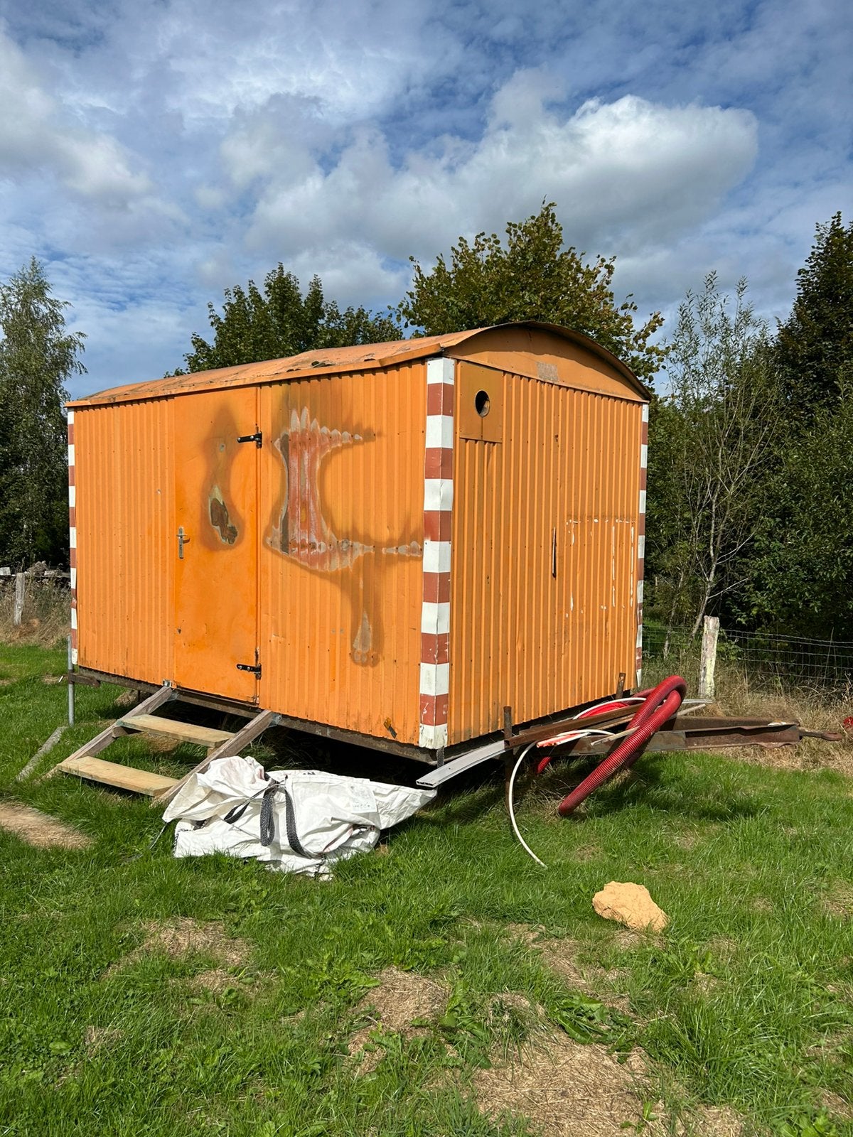 Roulotte de chantier, Bricolage & Construction, Enlèvement, Utilisé