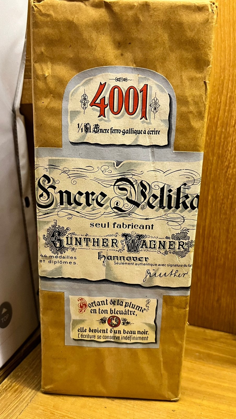 Inkt pelikan 1938/1940, Ophalen