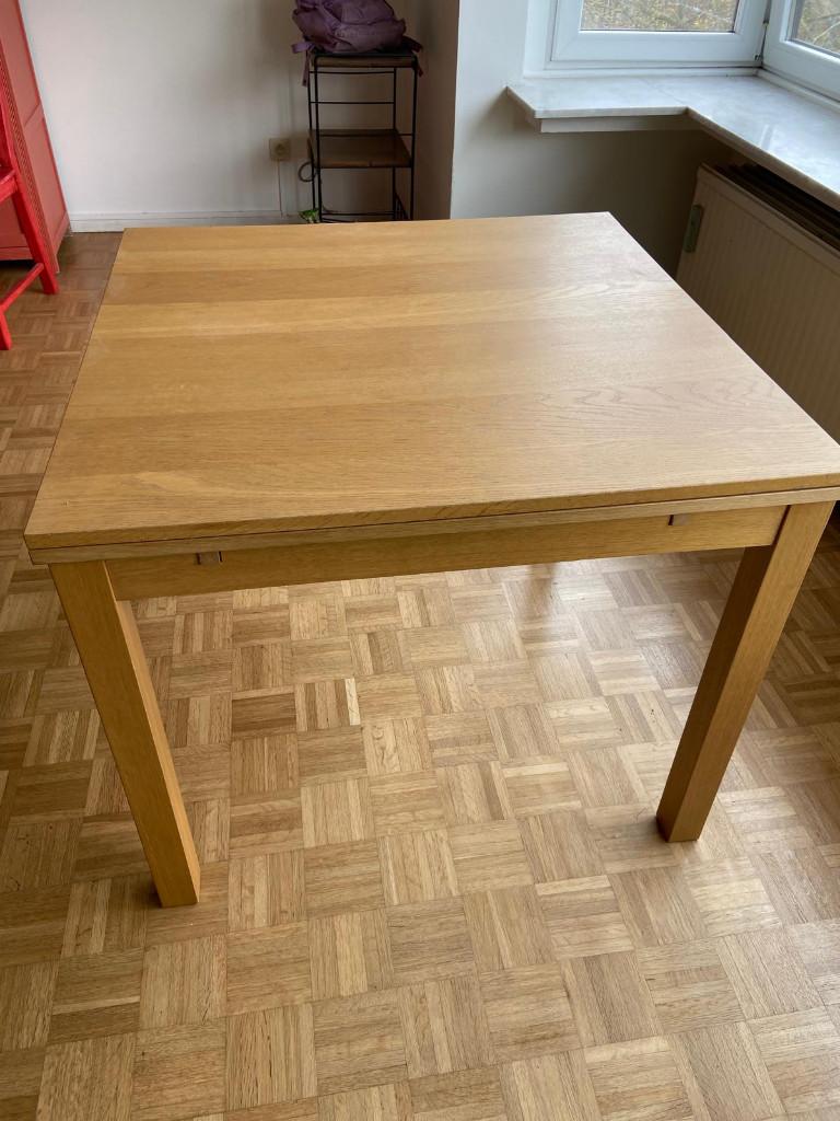 IKEA BJURSTA uitschuifbare tafel, Huis en Inrichting, Tafels | Eettafels, Ophalen, Gebruikt