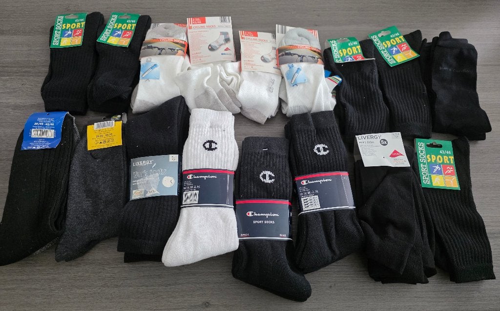 Lot sokken (lang) 43-46, Kleding | Heren, Ophalen of Verzenden, Nieuw, Maat 43 t/m 46, Overige kleuren