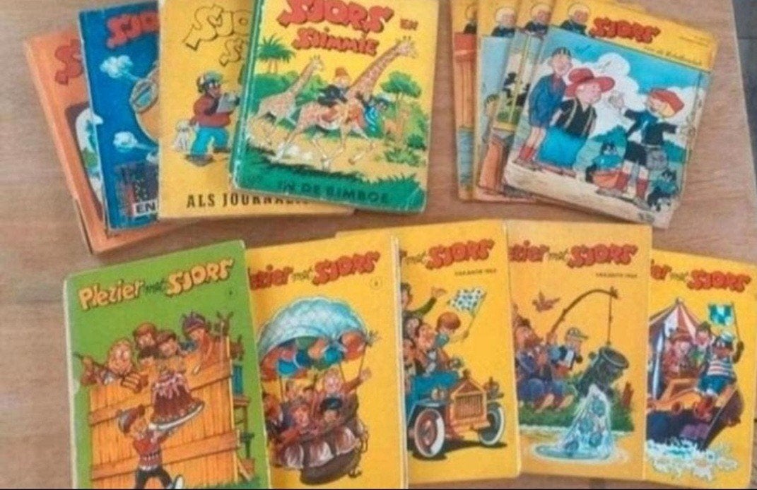 lotje oude strips sjors en sjimmie  jaren '60, Ophalen