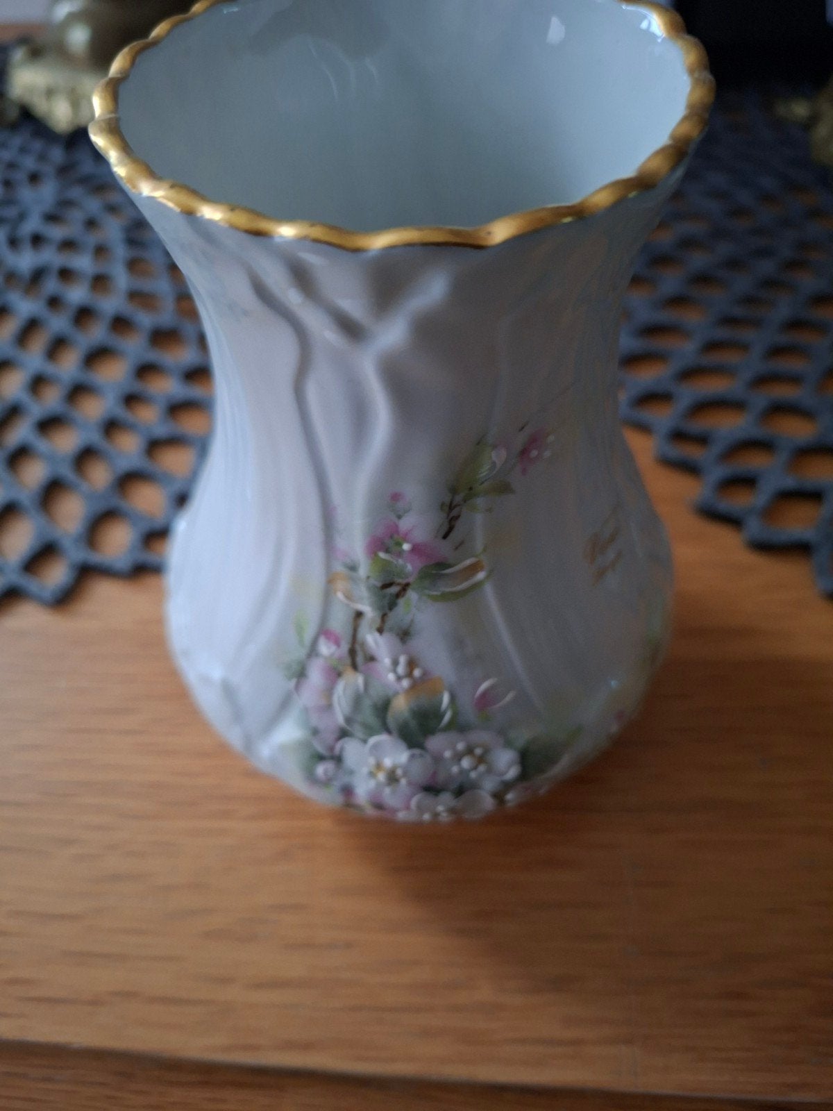 Prachtige vintage Vero Limoges porseleinen vaas - handbeschi, Ophalen