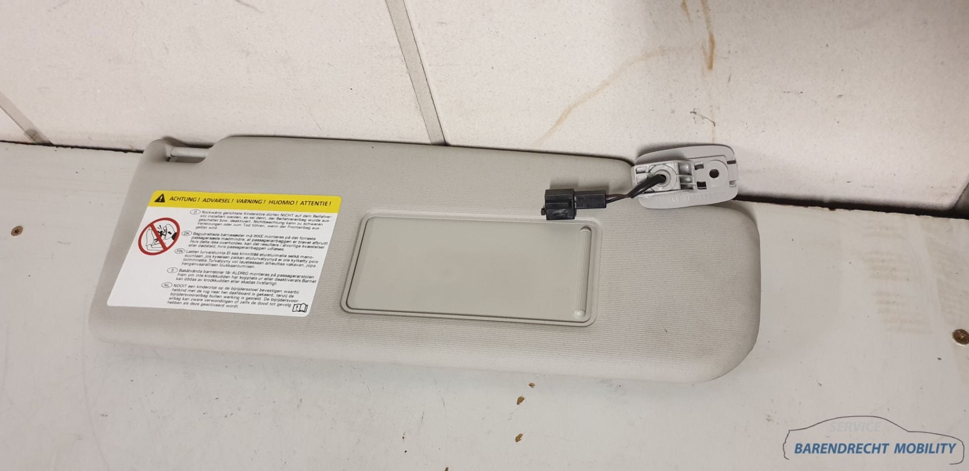 Zonneklep VW Passat B7 zonne klep make up spiegel rechts pas, Auto-onderdelen, Interieur en Bekleding, Gebruikt, Volkswagen, Volkswagen AG