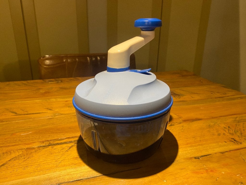 Tupperware Quick chef hakselaar, Enlèvement ou Envoi, Bleu