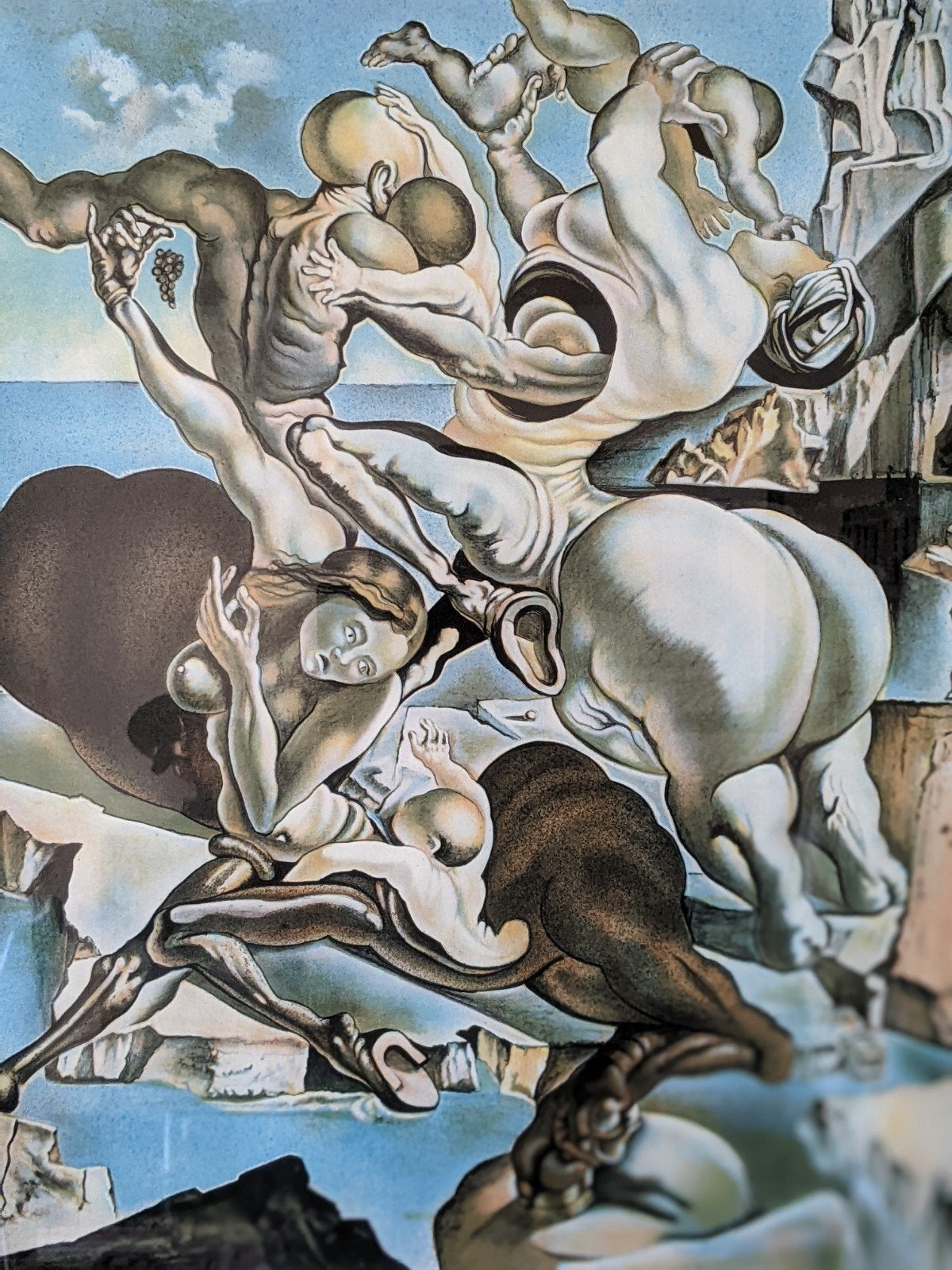 - liti de S. Dali, 78 x 92 H surdimensionnée, Antiquités & Art, Enlèvement, Lithographie