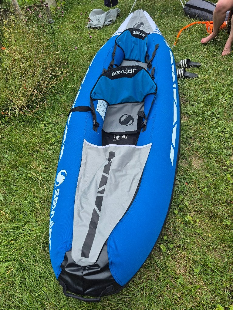 opblaas kayak, Enlèvement, Gonflable, Comme neuf, 2 personnes
