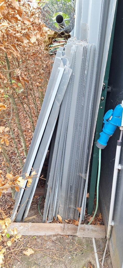 20 metalen golfplaten, Ophalen, Gebruikt, Golfplaat