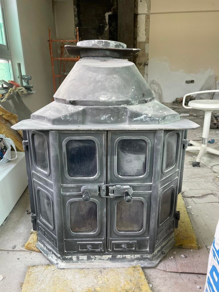 Poêle à bois Dovre en fonte, Maison & Meubles, Poêles, Comme neuf, Poêle à bois, Bois, Enlèvement