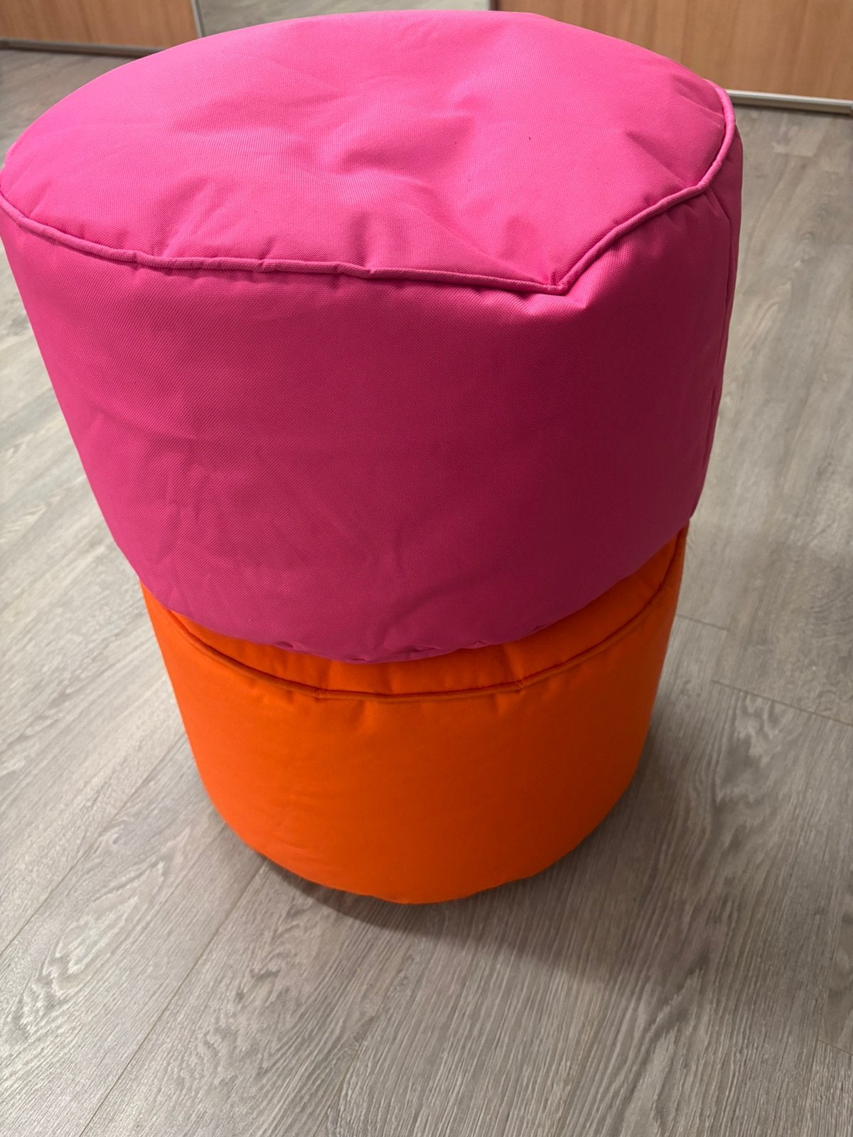 2x poefs voor €20 (zo goed als nieuw), Enlèvement, Comme neuf