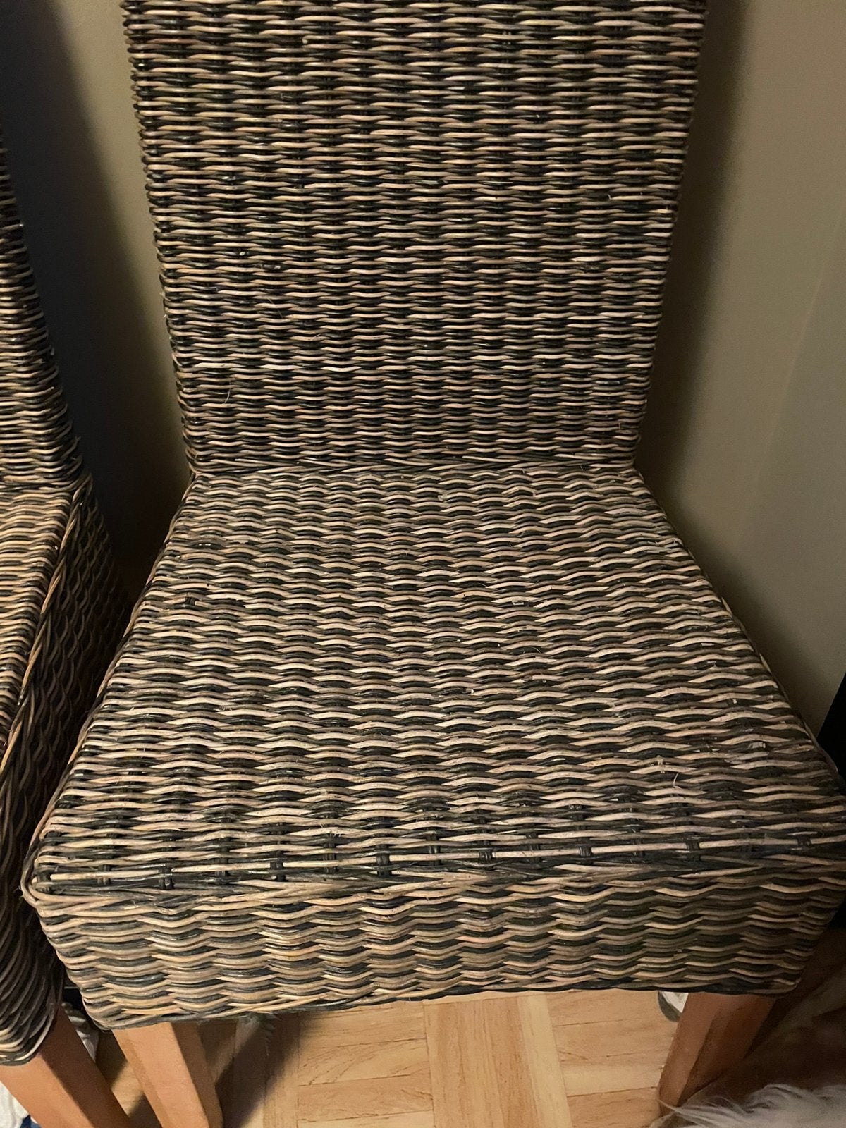2 rotan stoelen, Ophalen, Gebruikt, Twee, Overige kleuren