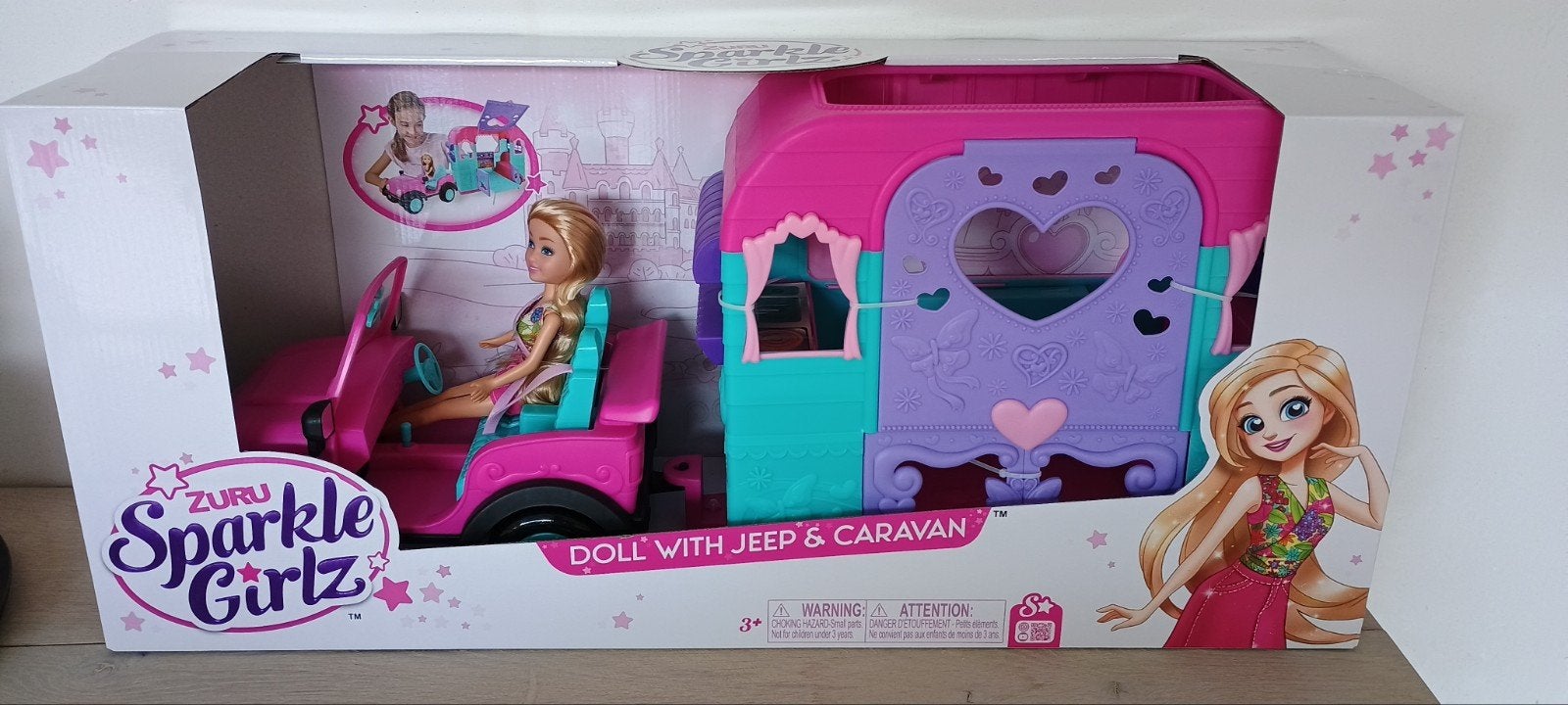 nieuw! Sparkle pop met roze Jeep en afneembare jeep., Ophalen, Nieuw