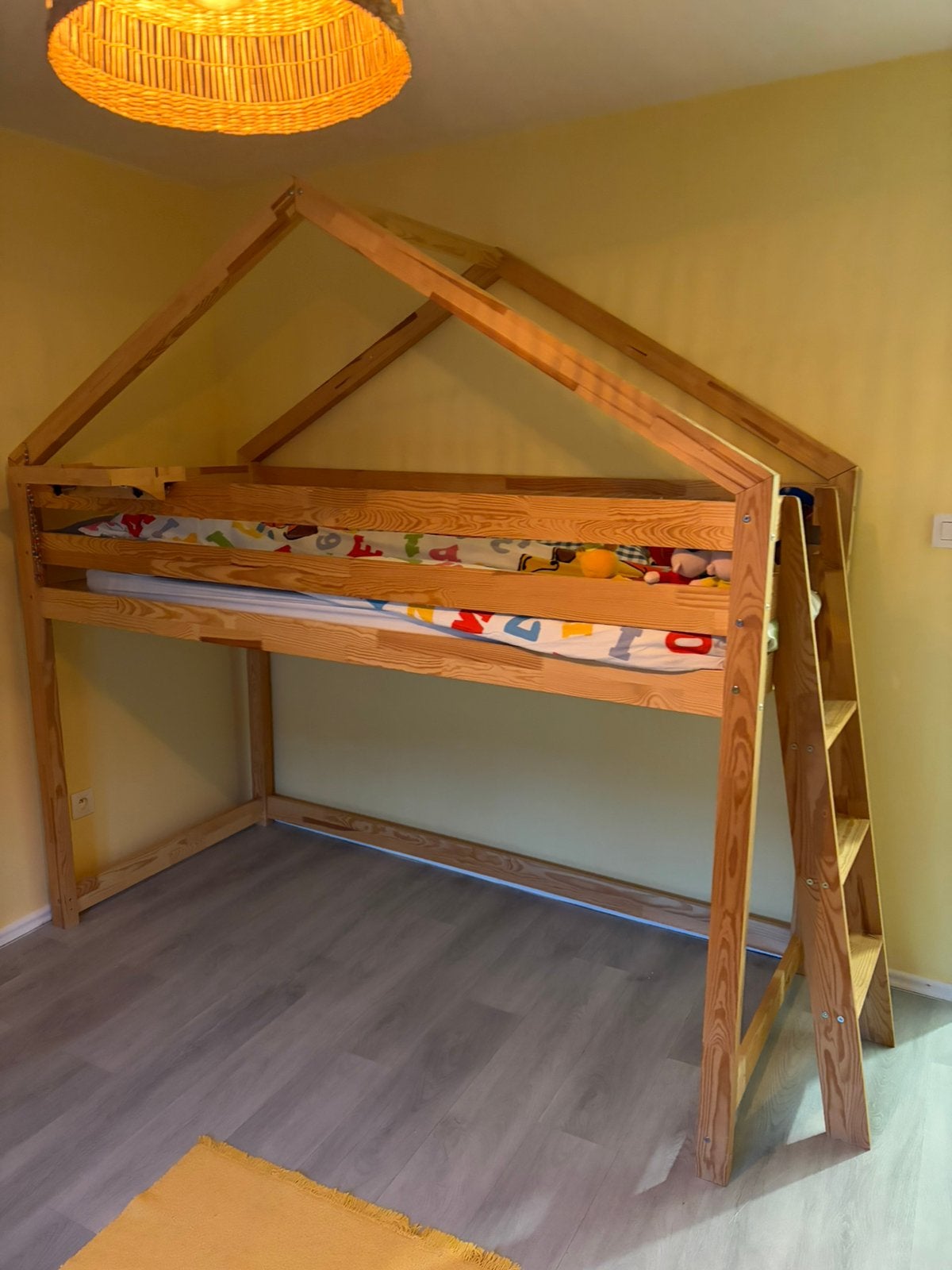 Lit cabane 90x200, Enlèvement, Comme neuf