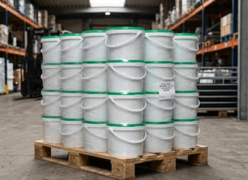 verf MULTIPLE 10L wit MAT, Doe-het-zelf en Bouw, Verf, Beits en Lak, Gebruikt, Verf, Wit, Ophalen