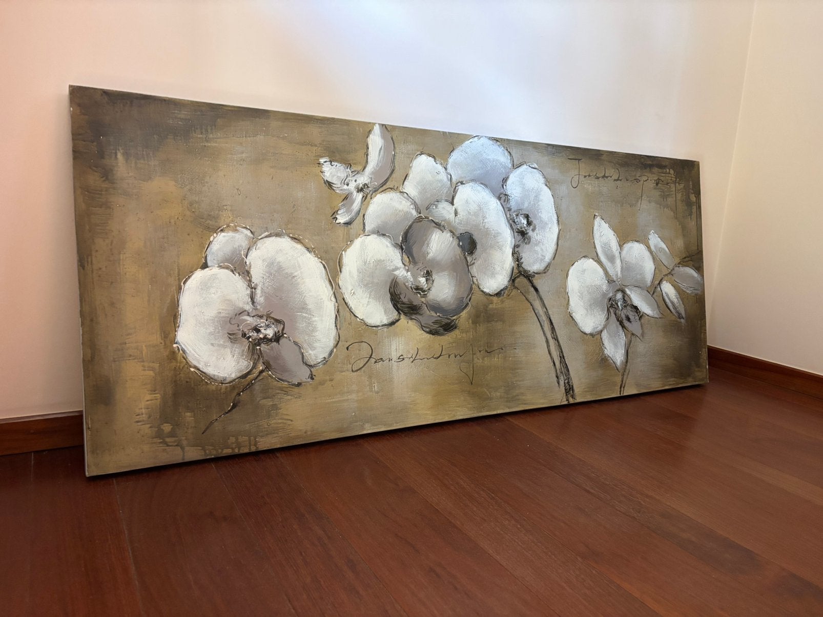 Schilderij met bloemen, Enlèvement, Comme neuf, Peinture
