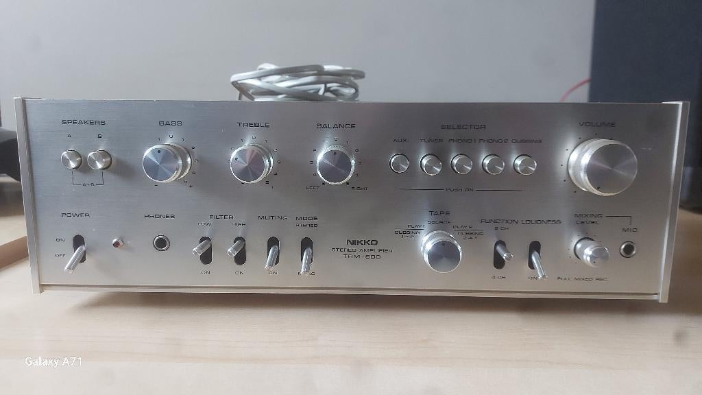 Versterker NIKKO, Audio, Tv en Foto, Gebruikt, 60 tot 120 watt, Stereo, Ophalen