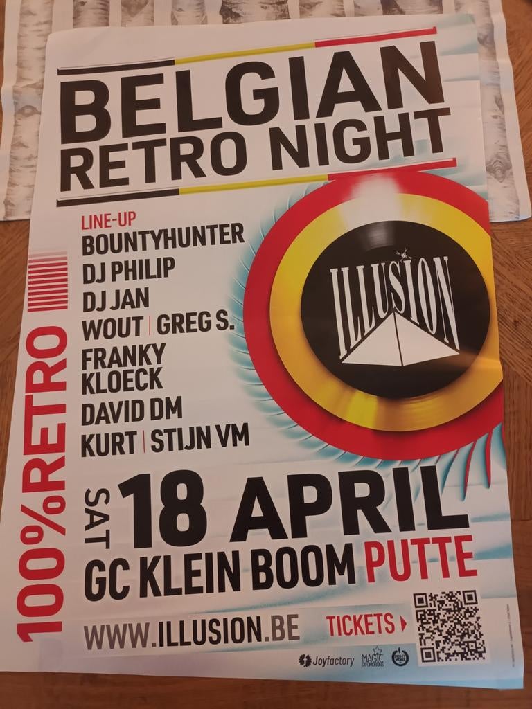 illusion poster, Ophalen of Verzenden