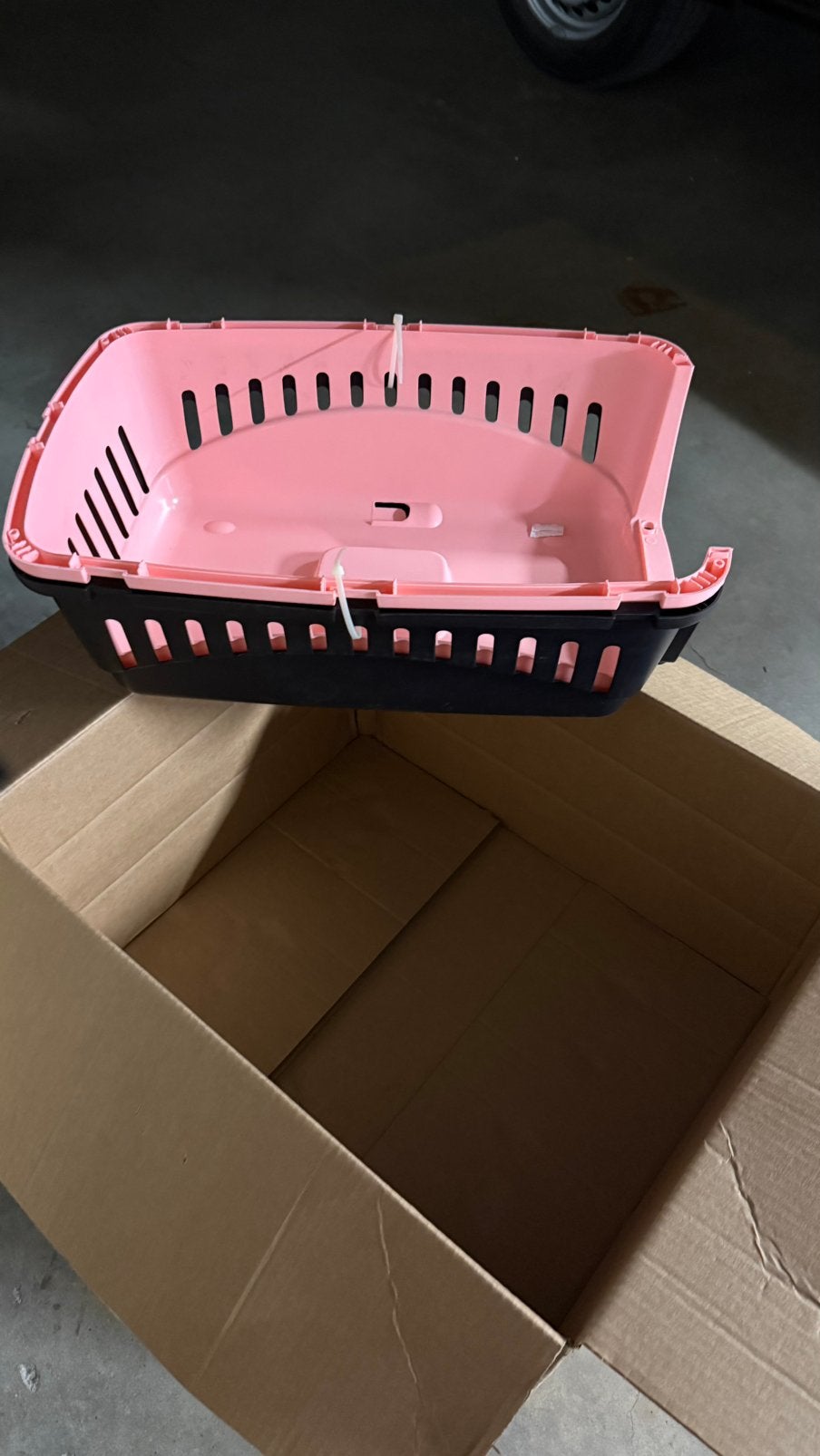 Voor kat of hond draagmand, Ophalen, Nieuw
