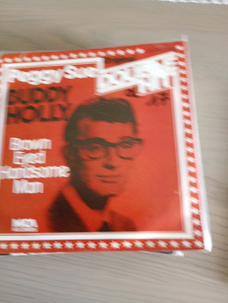 Buddy Holly - Peggy Sue / Brown eyed handsome man, Cd's en Dvd's, Vinyl Singles, Gebruikt, Verzenden, 7 inch, Fotohoes