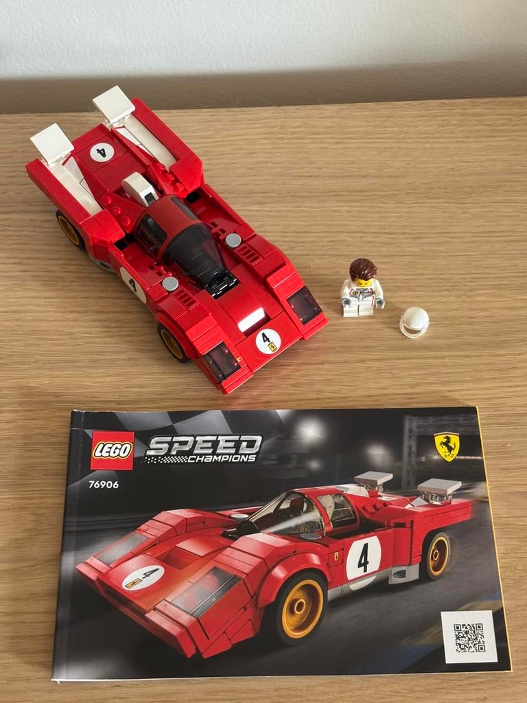 Lego speed champions  1970 Ferrari 512 M 76906, Lego, Zo goed als nieuw, Compleet, Speed Champions