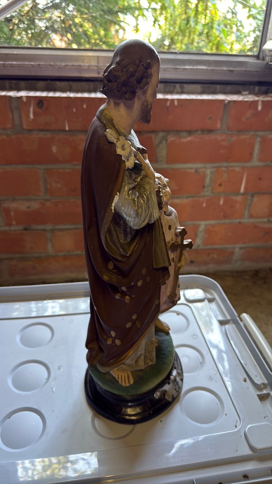 Sint jozef en Jezus, Ophalen