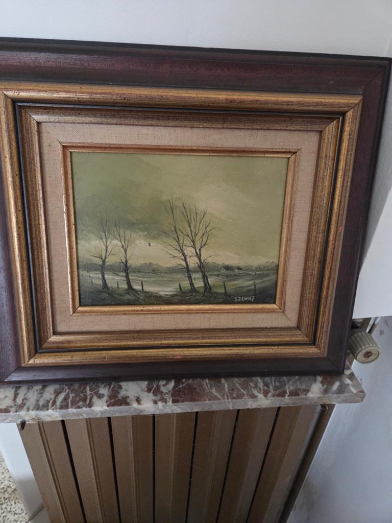 Herstlandschap, Antiek en Kunst, Kunst | Schilderijen | Klassiek, Ophalen of Verzenden
