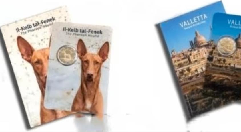 2 euro COINCARDS 2026 MALTA Farao - Stad Valletta, Postzegels en Munten, Ophalen, Malta, 2 euro, Losse munt