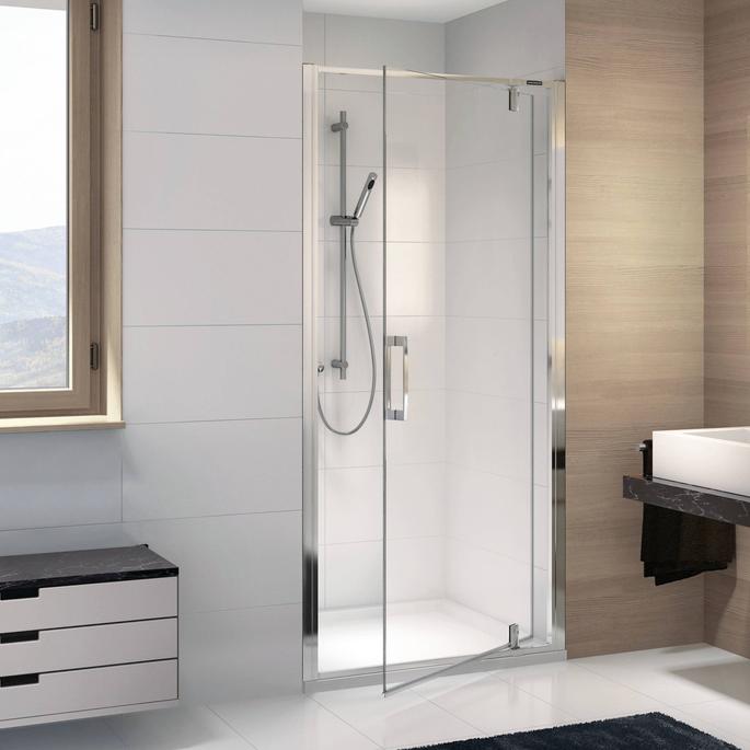 PAROI de douche 100 en niche DUSCHOLUX NEUVE, Ophalen, Nieuw, Glas, Douche