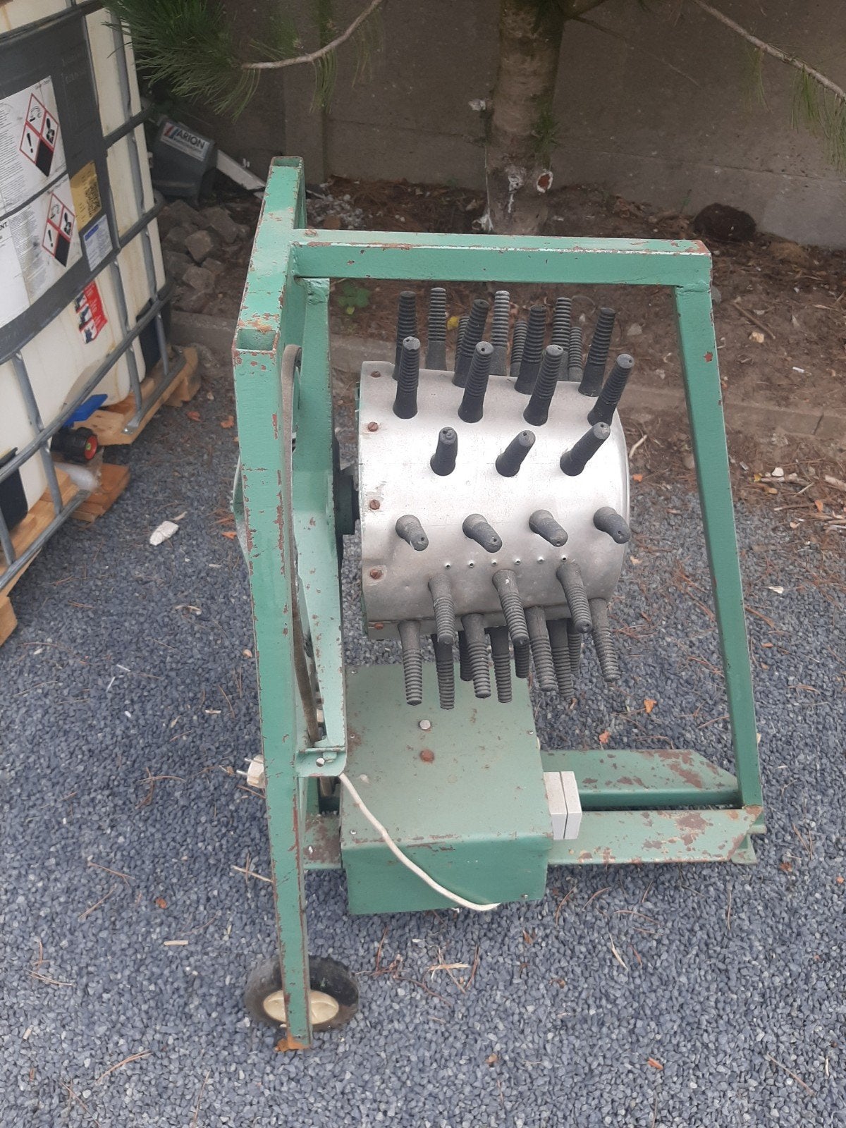 Plukmachine gevogelte, Ophalen