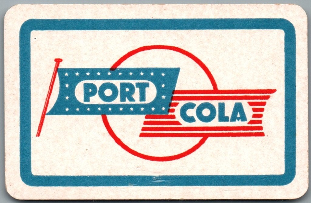 speelkaart - LK15236 - Port cola (blanco achterzijde), Verzenden, Zo goed als nieuw, Speelkaart(en)
