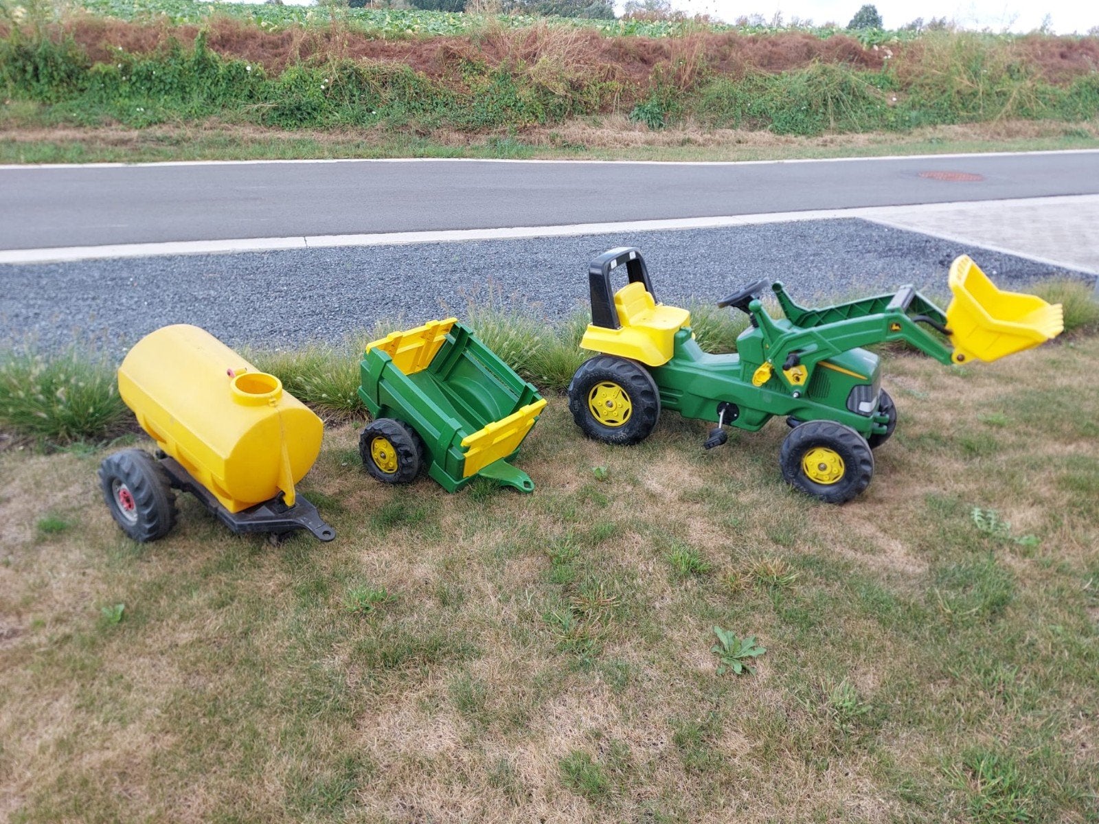 Rollykid Tractor John Deer, Ophalen