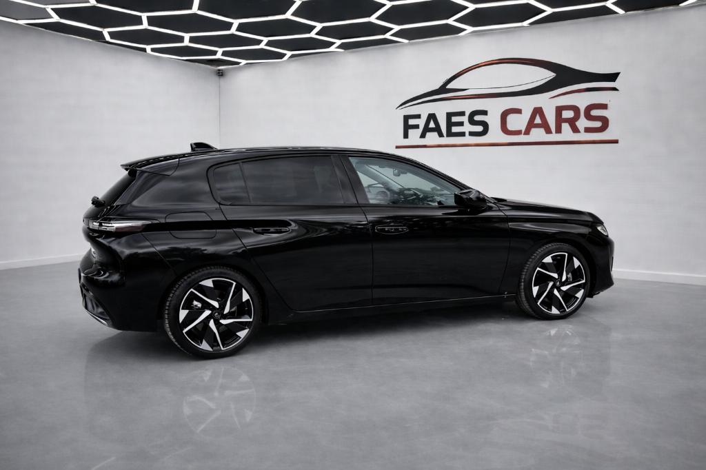 Peugeot 308 PHEV Full Hybride 1600 cc 132 kw, Auto's, 4 cilinders, Leder en Stof, Zwart, Bedrijf