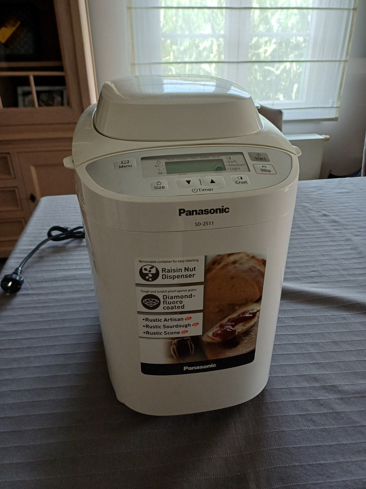 Panasonic SD-2511 broodbakmachine, Ophalen