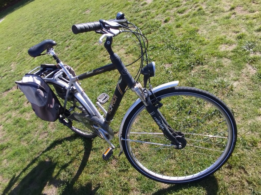 Thompson herenfiets met zadelpenvering, Gebruikt, Versnellingen, 53 tot 57 cm, Ophalen