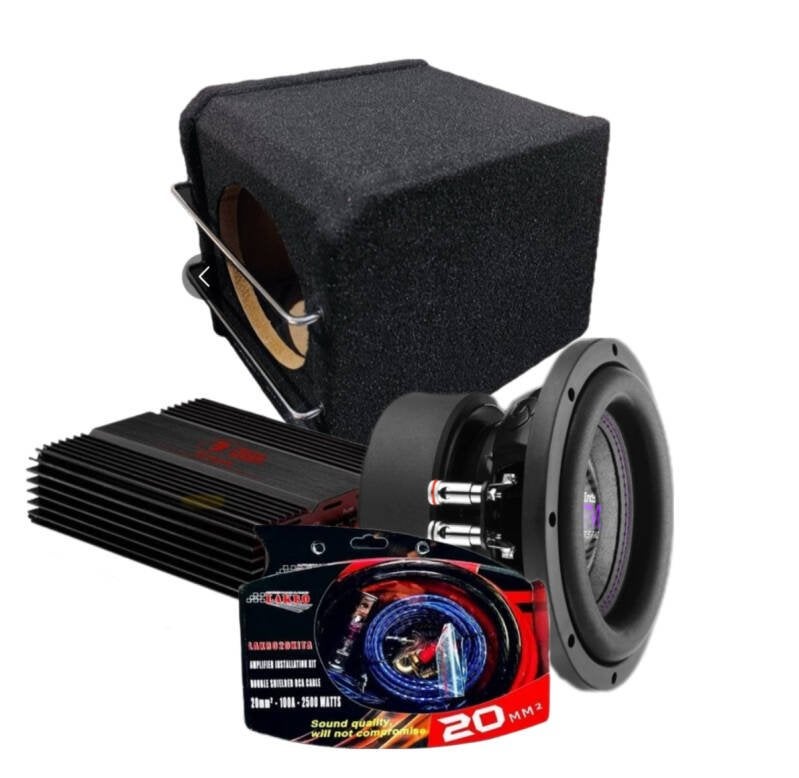 Minipowerpack 10 - Bassface/Bass Habbit - 8 inch - 750 watt, Informatique & Logiciels, Enceintes Pc