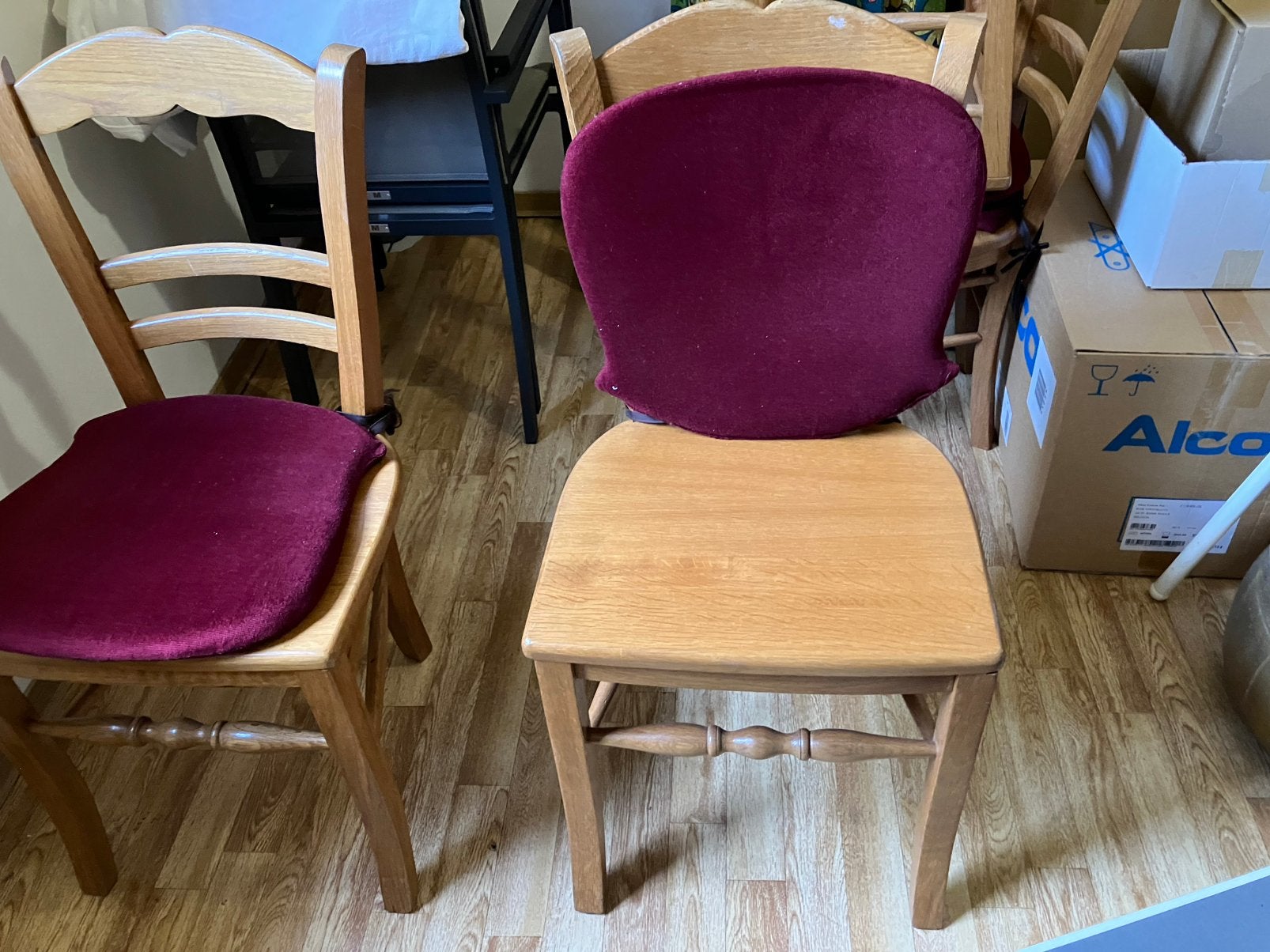Stoelen, Maison & Meubles, Comme neuf, Brun, Enlèvement, Cinq, Six Chaises ou plus
