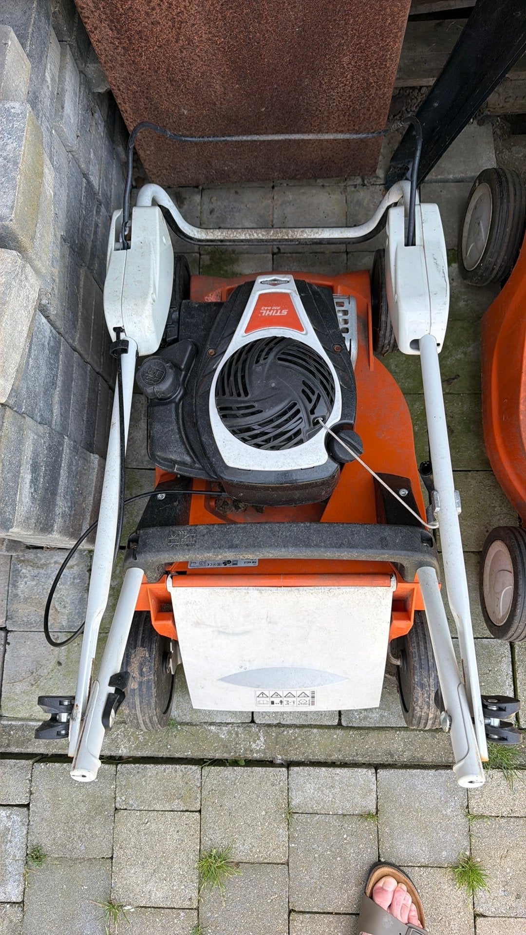 2 grasmachines te koop, Enlèvement, Comme neuf