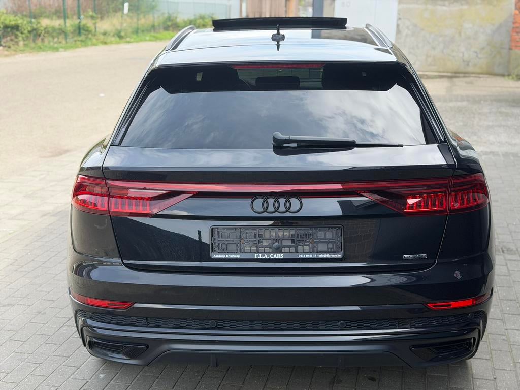 AUDI Q8 50TDi 3X S-LINE PANO DAK LEER CAMERA NAVIGATIE FULL, Auto's, Audi, Automaat, 2000 kg, Q8, Leder