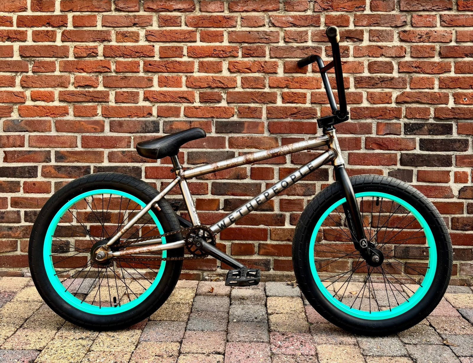 WeThePeople BMX, Raw frame, Vélos & Vélomoteurs, Frein sur jante, Comme neuf, Enlèvement, Chrome