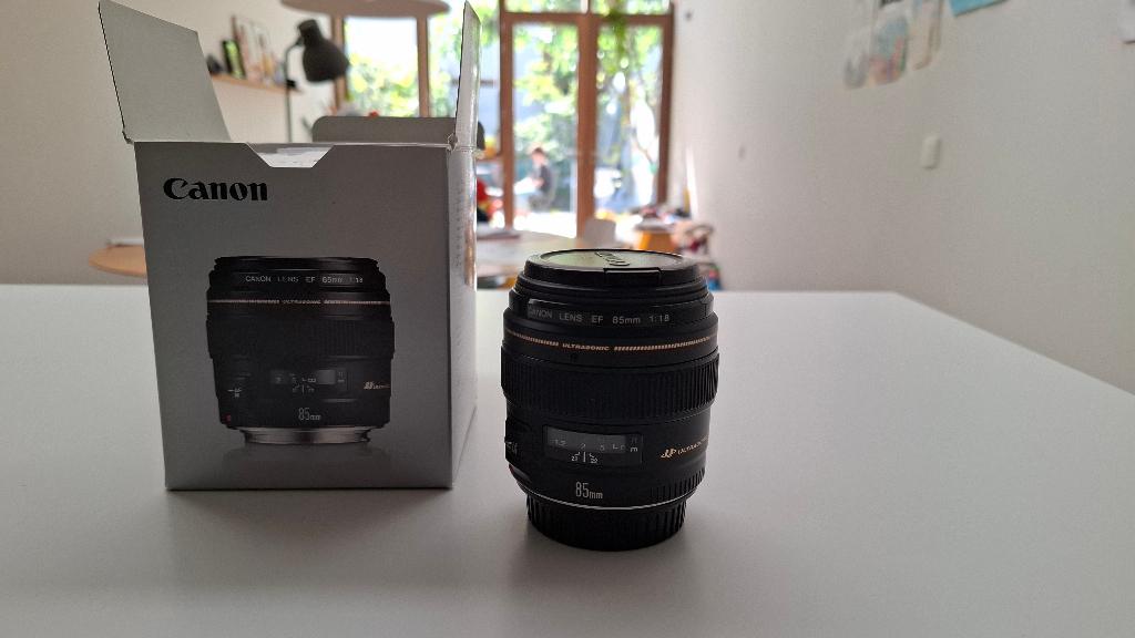 Canon EF 85 mm f/1.8 USM - Perfect voor portretten, TV, Hi-fi & Vidéo, Photo | Lentilles & Objectifs, Comme neuf, Téléobjectif
