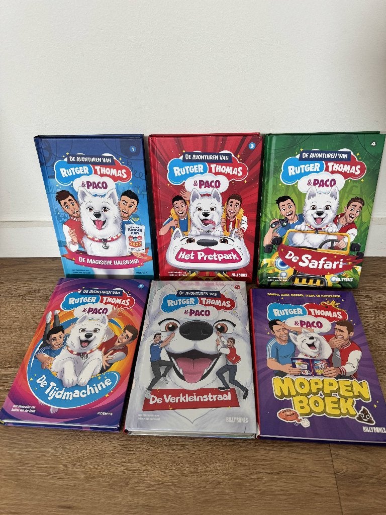 6 boeken van Rutger en Thomas & Paco, Ophalen of Verzenden, Zo goed als nieuw