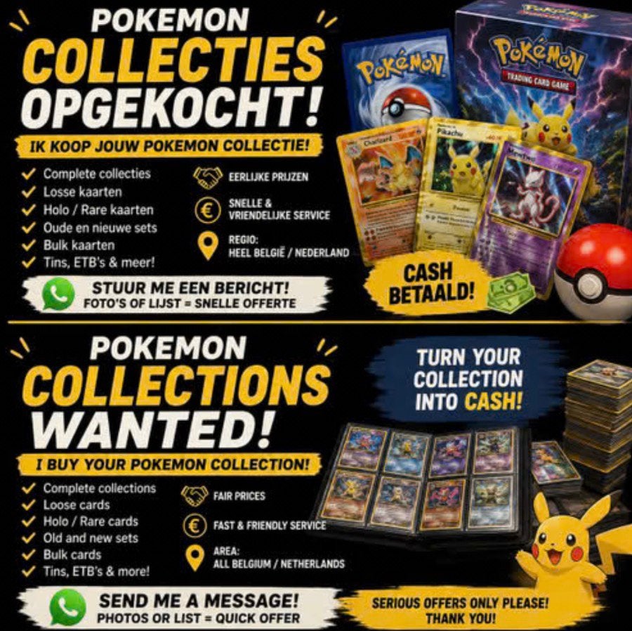 Pokemon collecties/ losse kaarten gezocht., Hobby en Vrije tijd, Ophalen of Verzenden