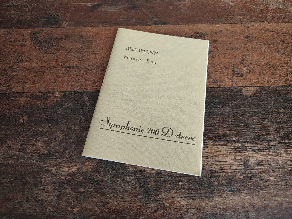 Handleiding Bergmann S200/ 45rpm (1961) jukebox, Verzamelen, Automaten | Jukeboxen, Verzenden
