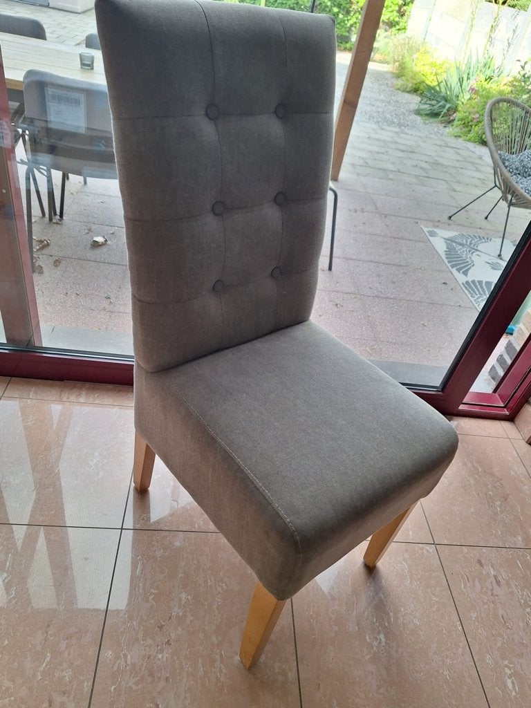 tafel en stoelen, Modern klassiek, Comme neuf, Enlèvement, 50 à 100 cm