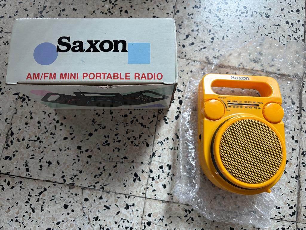SAXON Portable MINI Radio, Audio, Tv en Foto, Ophalen, Radio