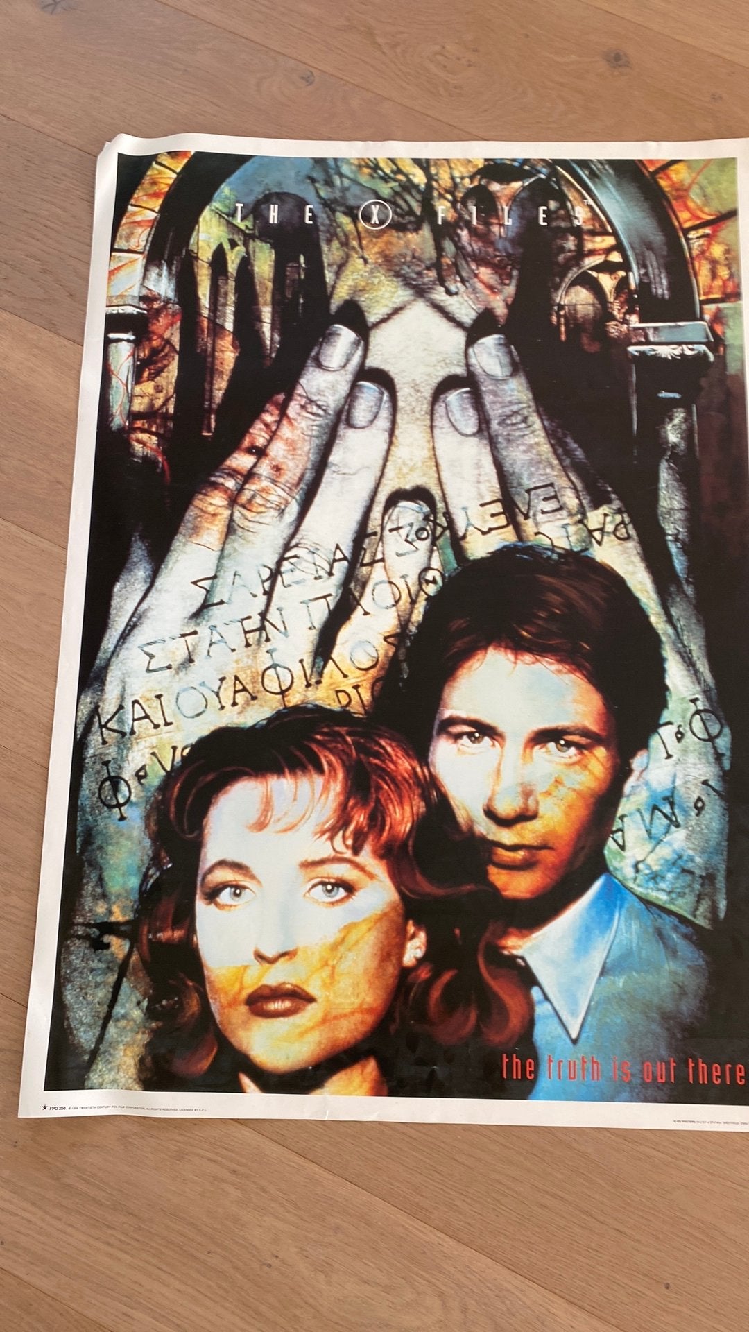 Poster The X-Files, Verzamelen, Posters, Ophalen of Verzenden, A1 t/m A3, Film en Tv, Rechthoekig Staand