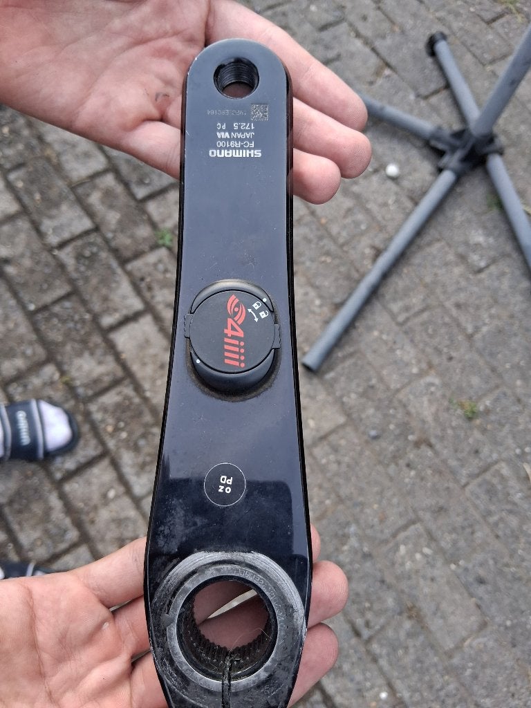 Powermeter crank 4iiii, Pédalier ou Pédales, Enlèvement, Utilisé, Carbone